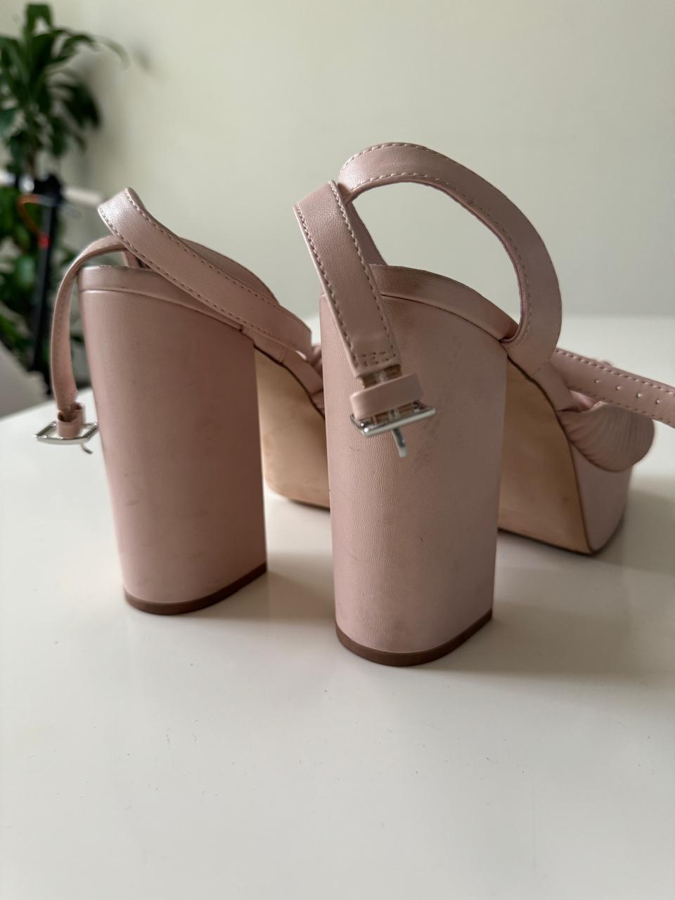 Tacones con plataforma, Talla 7Mx, Mujer