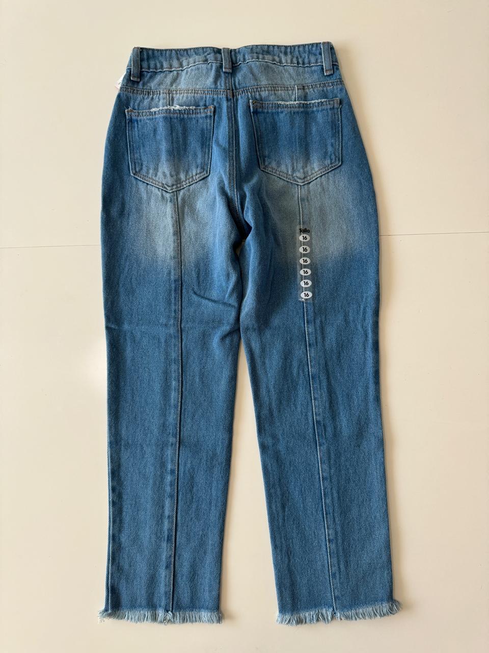 Mom jeans, Talla S Mujer, 16 Teen