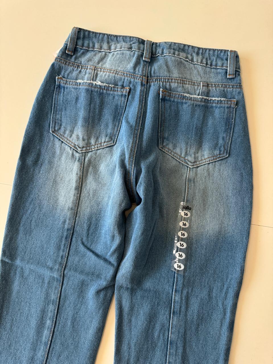 Mom jeans, Talla S Mujer, 16 Teen
