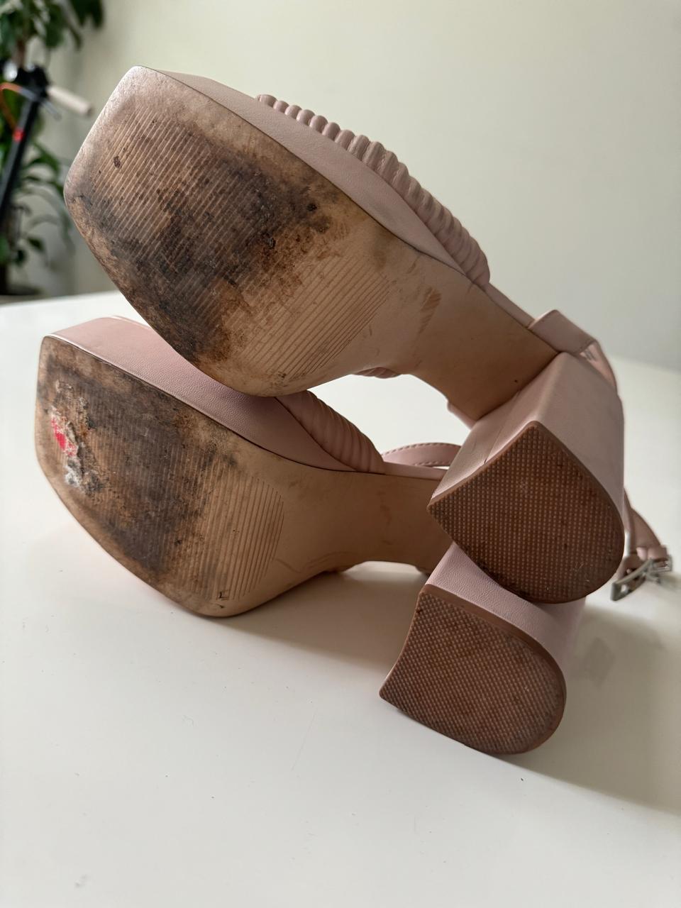 Tacones con plataforma, Talla 7Mx, Mujer