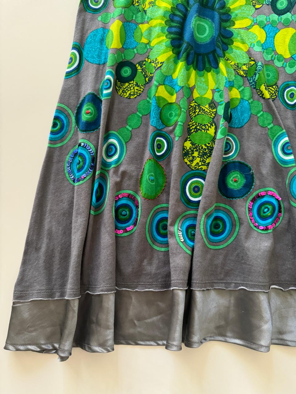 Vestido estampado, Talla S, Mujer