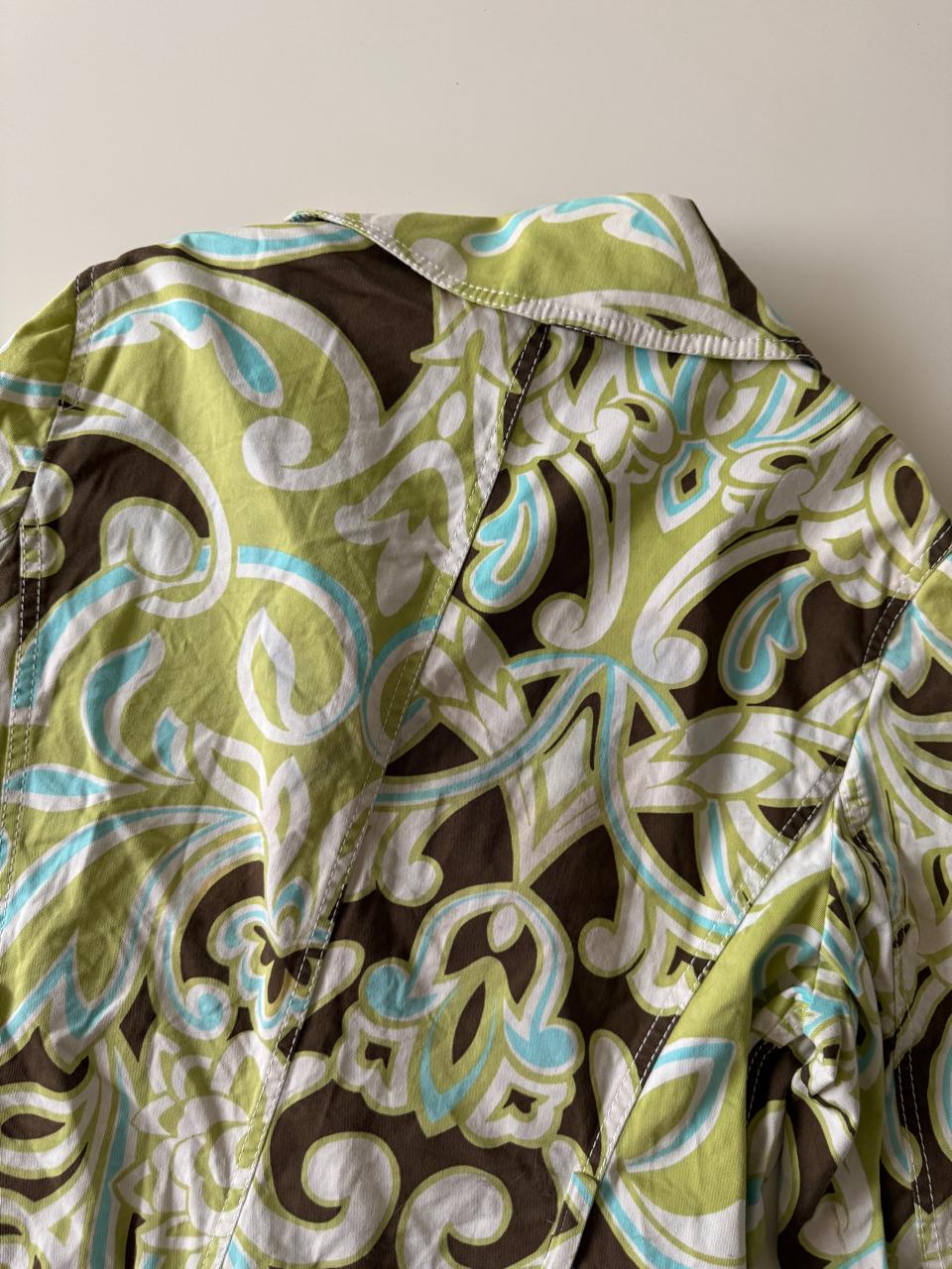 Gabardina estampada, Talla 42, M, Mujer
