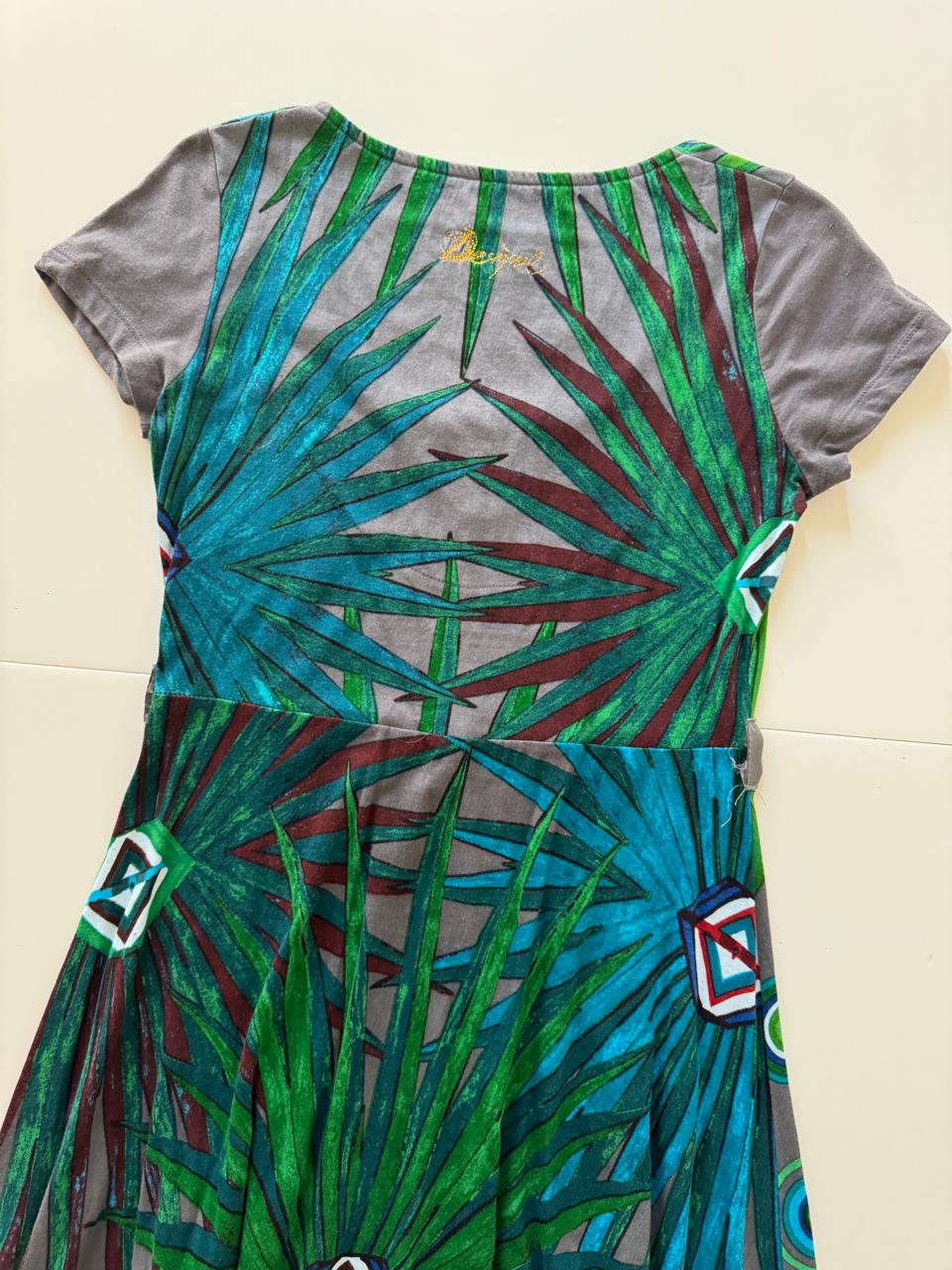 Vestido estampado, Talla S, Mujer