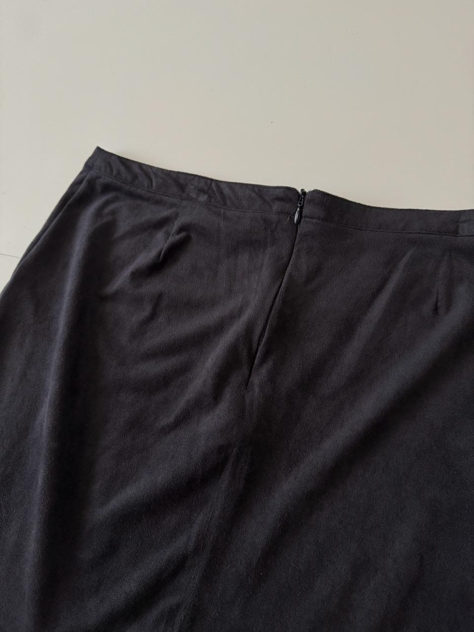 Falda de pana con flequillos, Talla M, Mujer