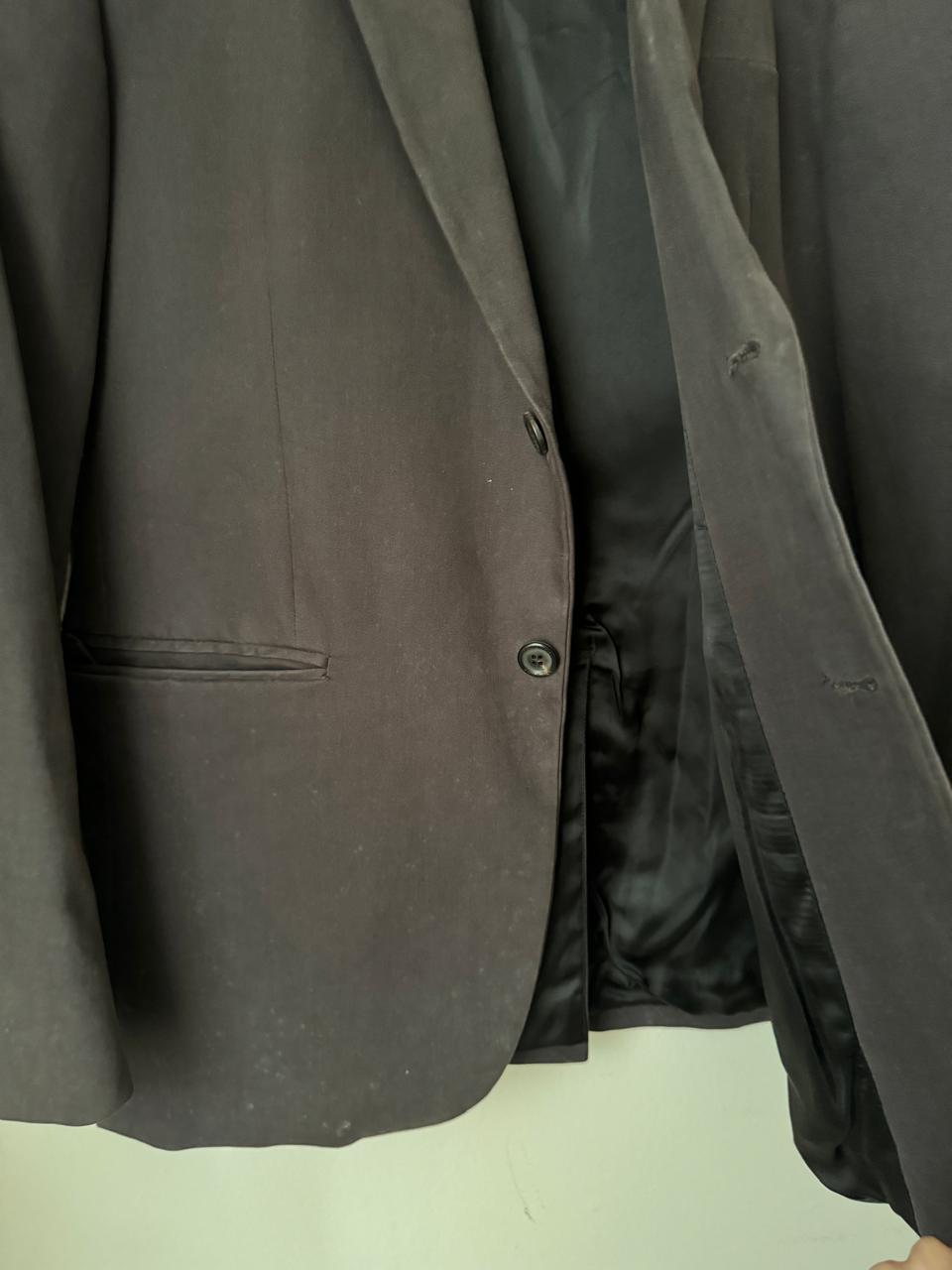 Blazer gris oscuro, Talla S, Hombre