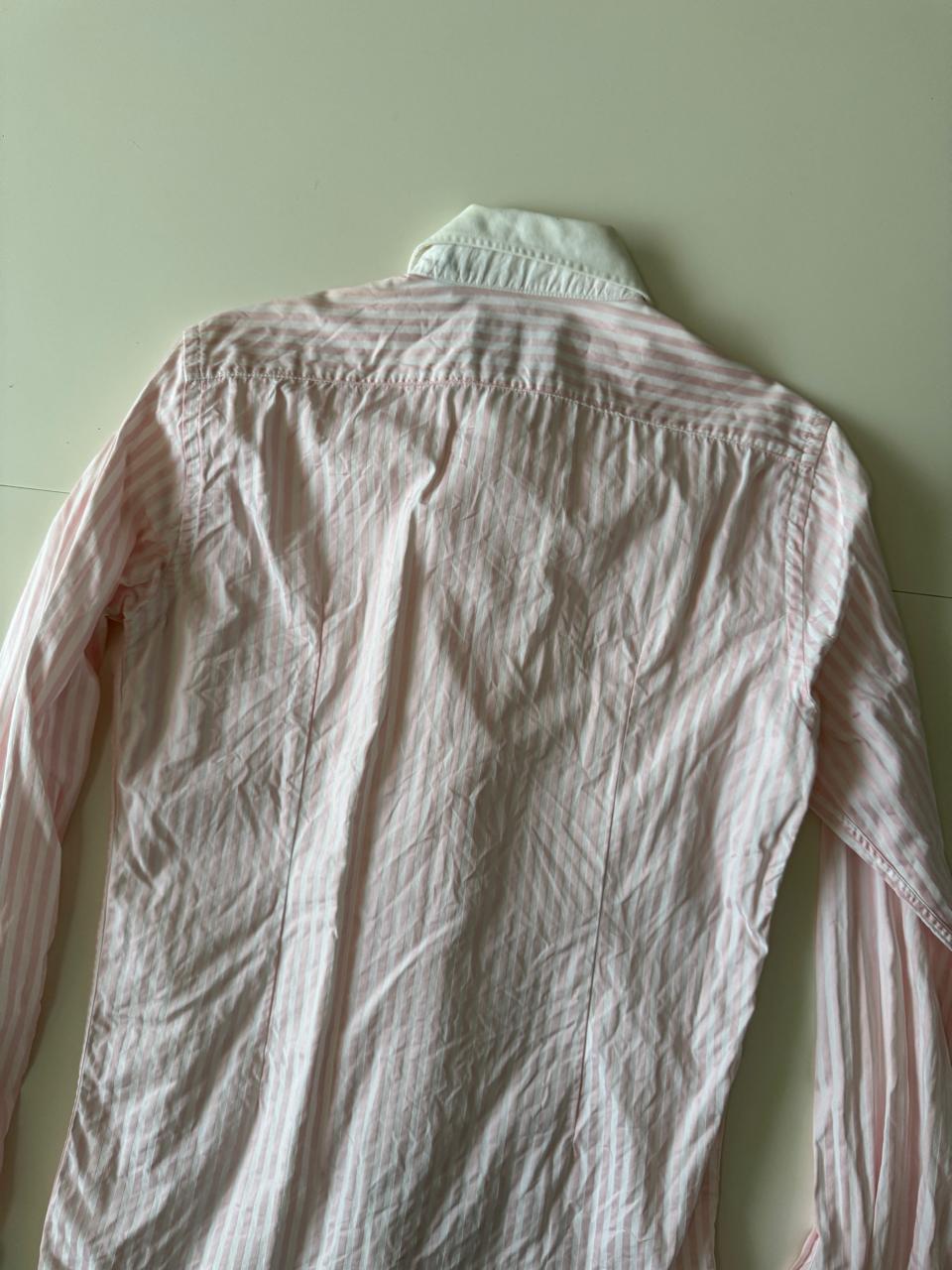 Camisa rayas rosas, Talla S, Hombre