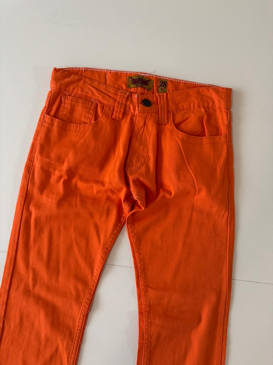 Jeans naranjas, Talla 28,M, Mujer, Skinny ZX2 Jeans