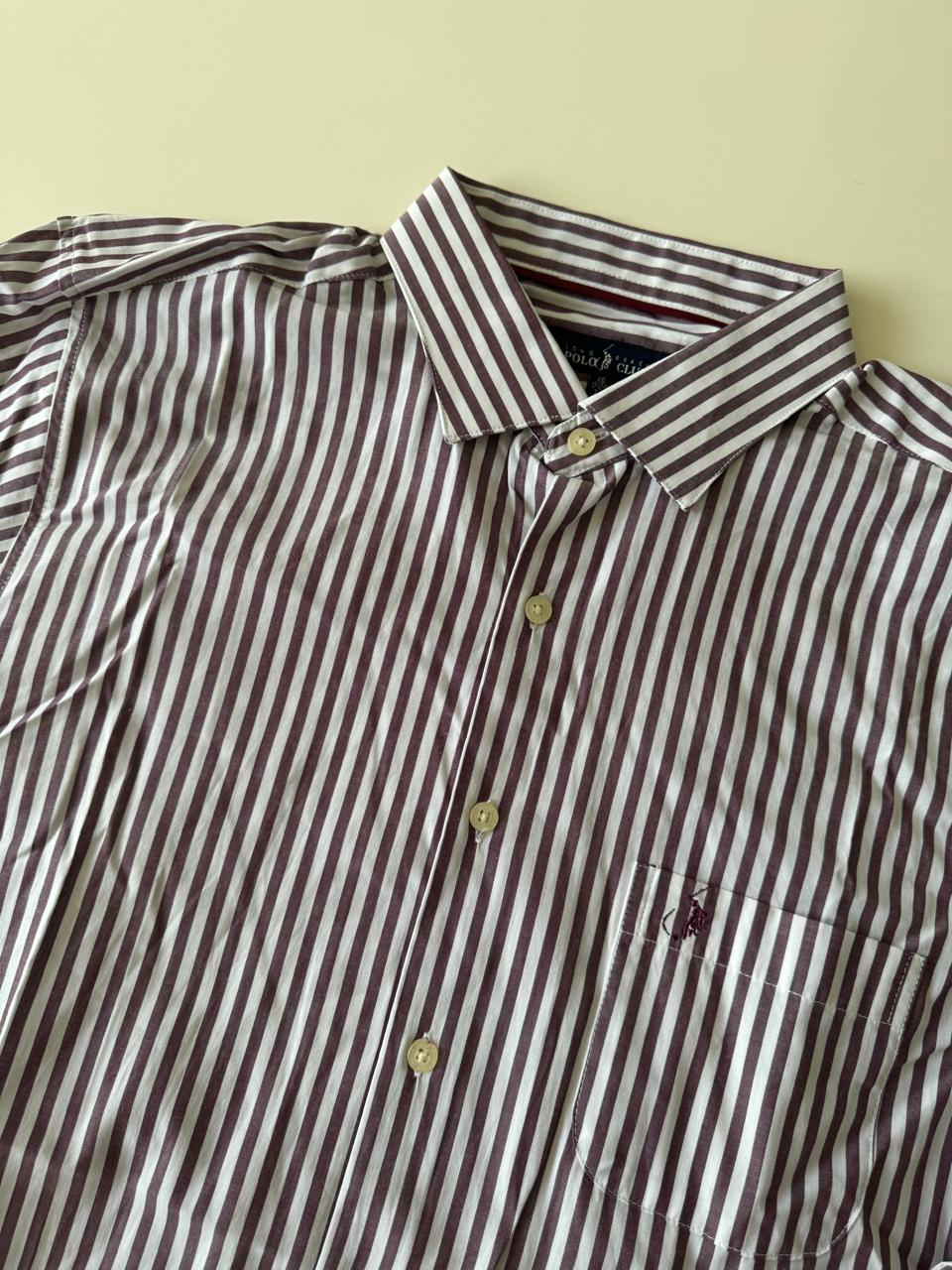 Camisa rayas de vestir, Talla XL, Hombre