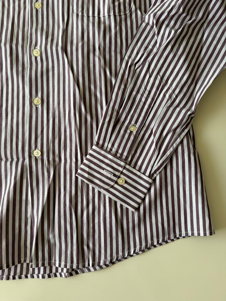 Camisa rayas de vestir, Talla XL, Hombre