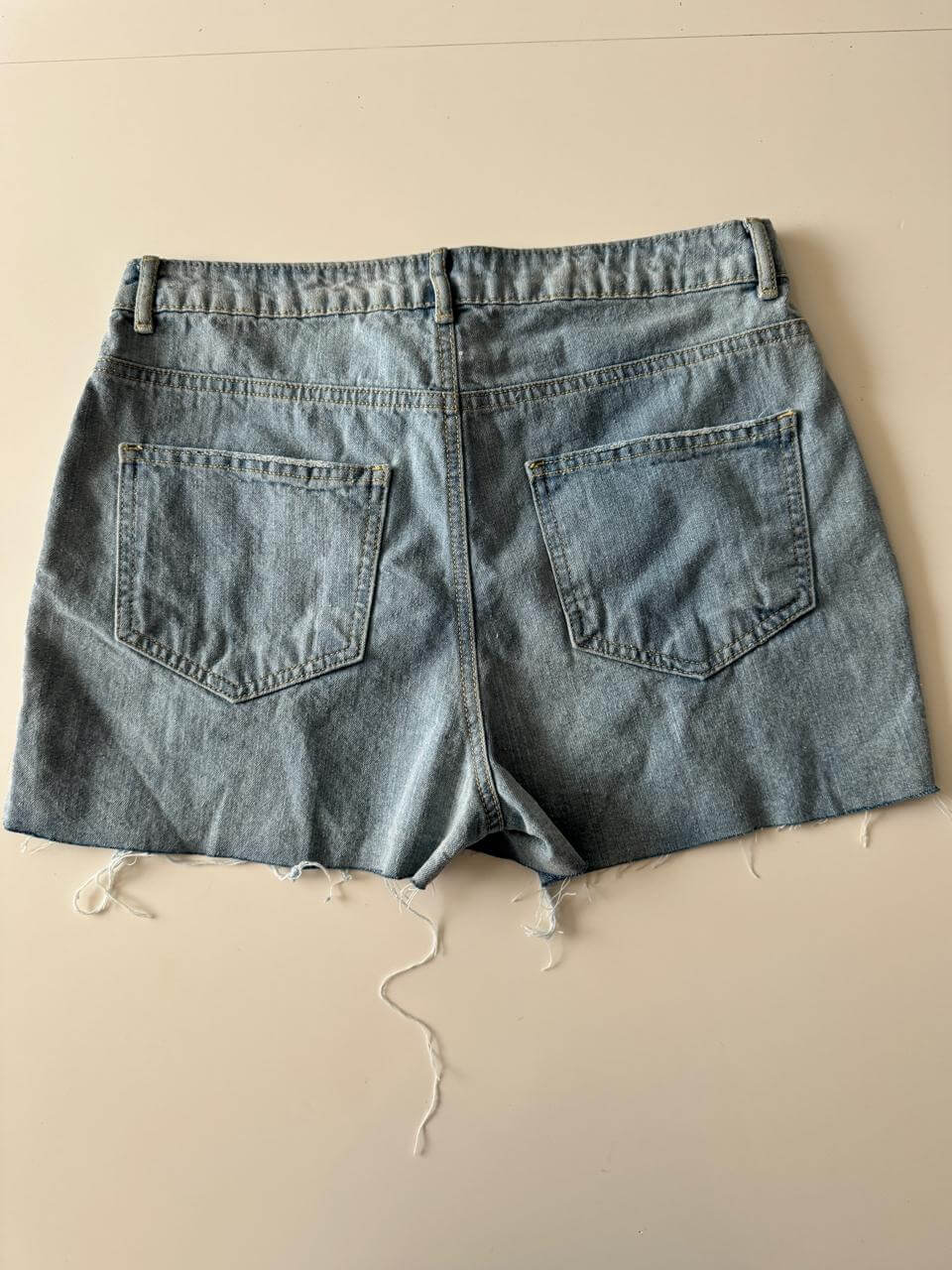 Shorts cortos distress, Talla 7, M, Mujer