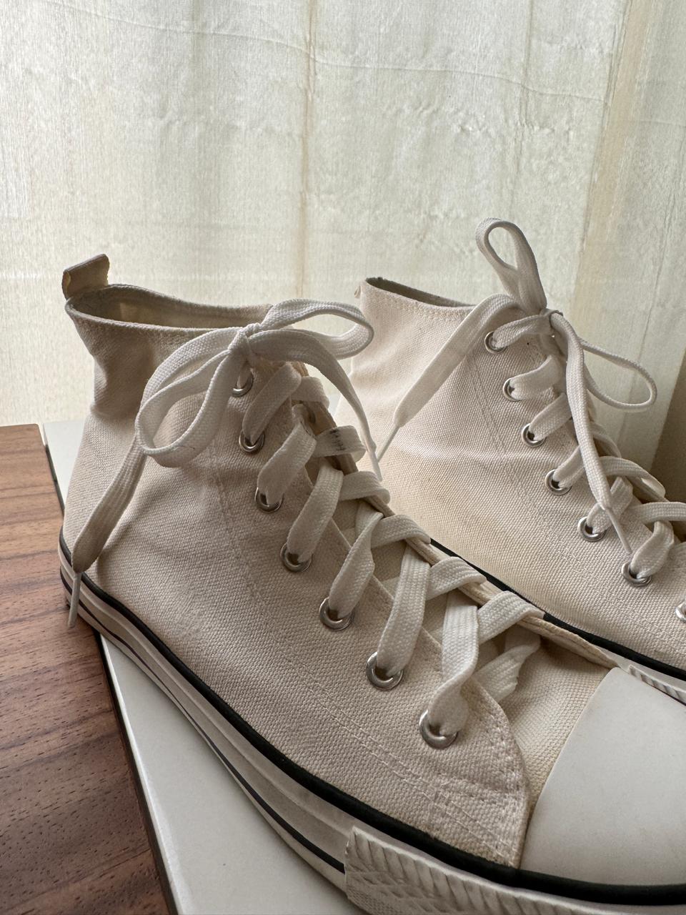 Tenis blancos de botin, Talla 28Mx, Mujer
