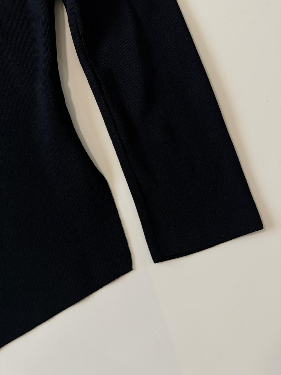 Cardigan negro de punto, Talla M, Mujer