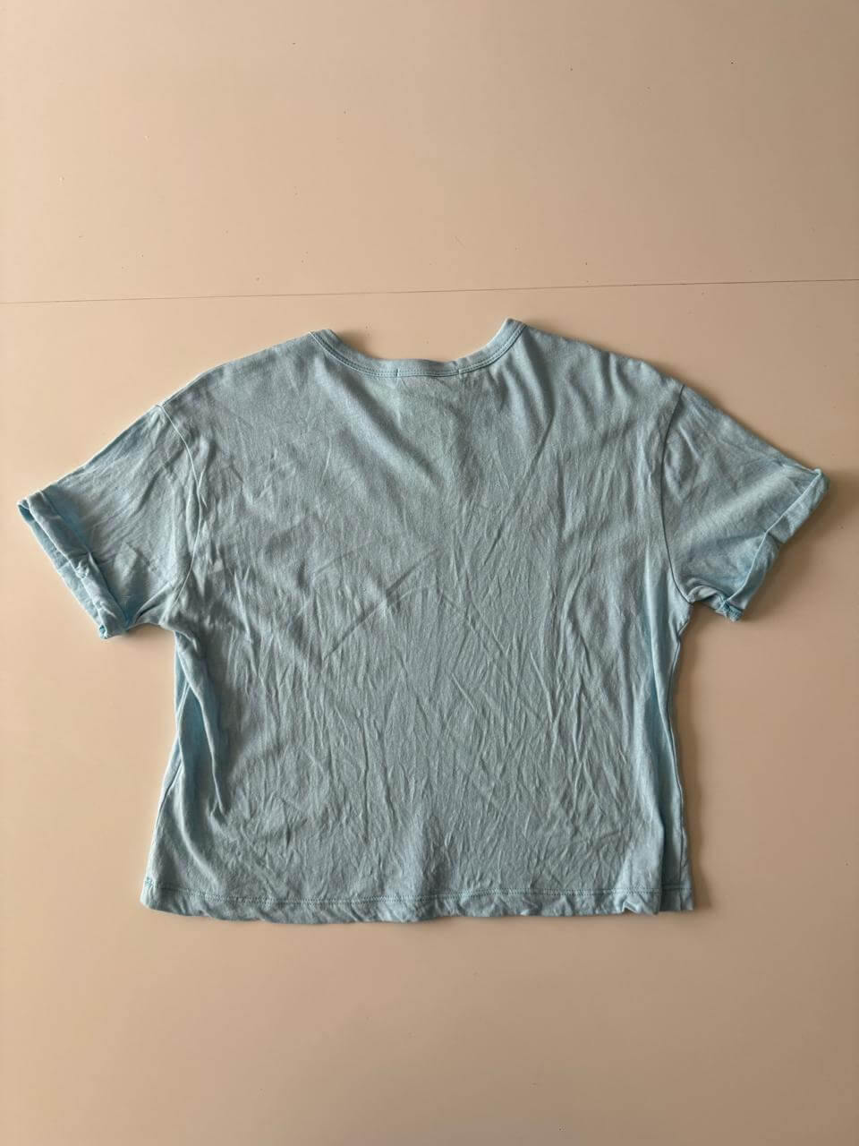 Playera celeste serendipy, Talla S, Mujer