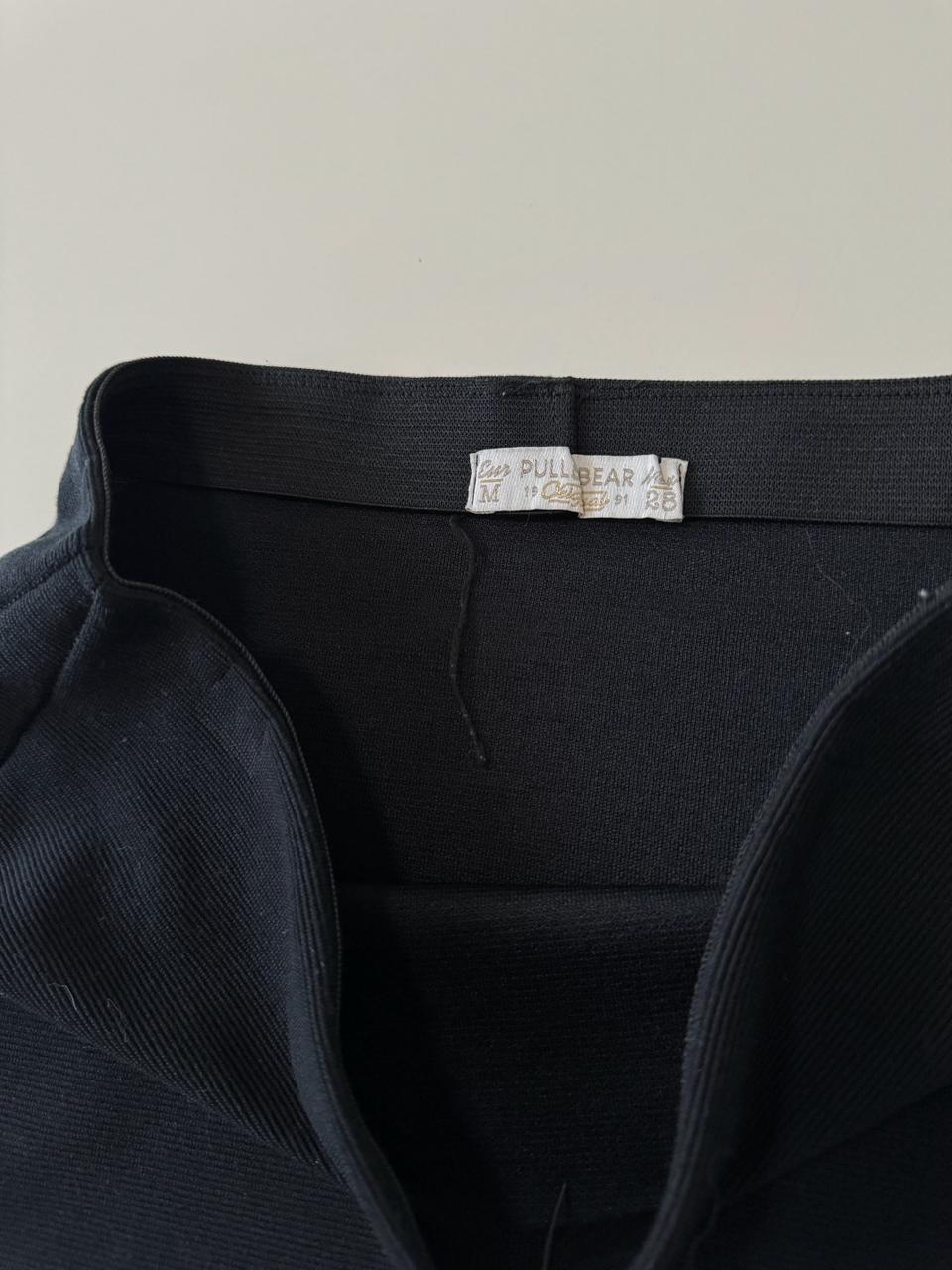 Falda ajustada negra, Talla M, Mujer