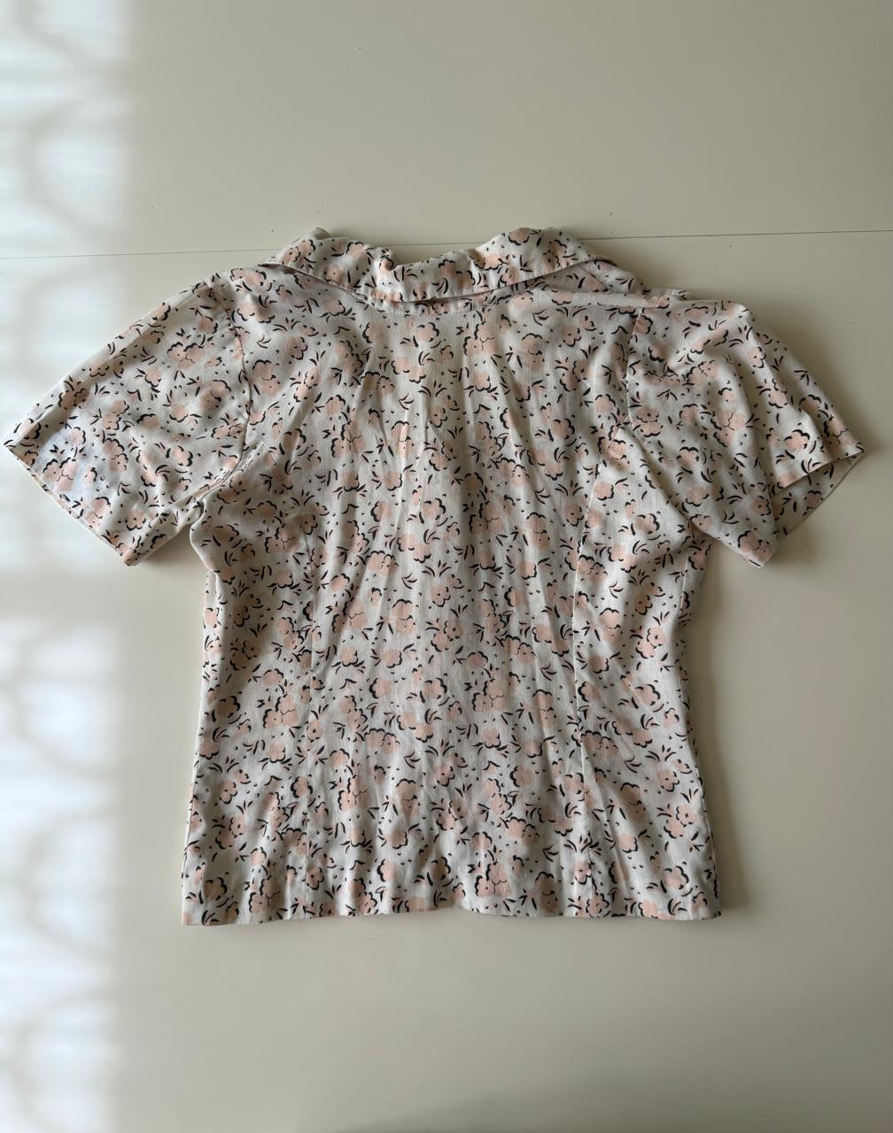 Cordinado de algodon estampado, Talla S, Mujer
