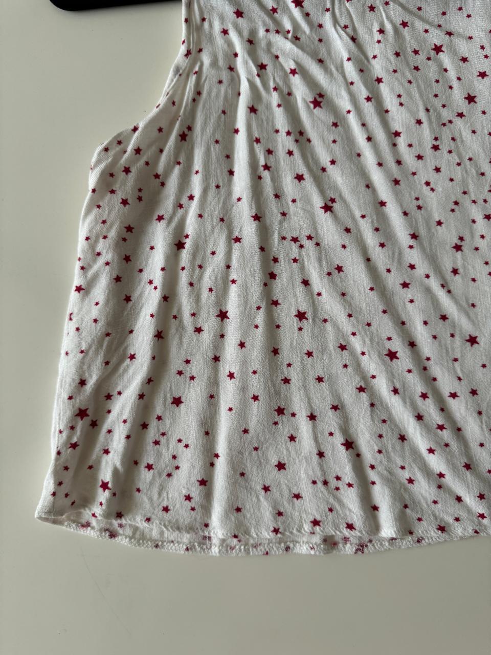 Blusa estampada estrellas, Talla S, Mujer