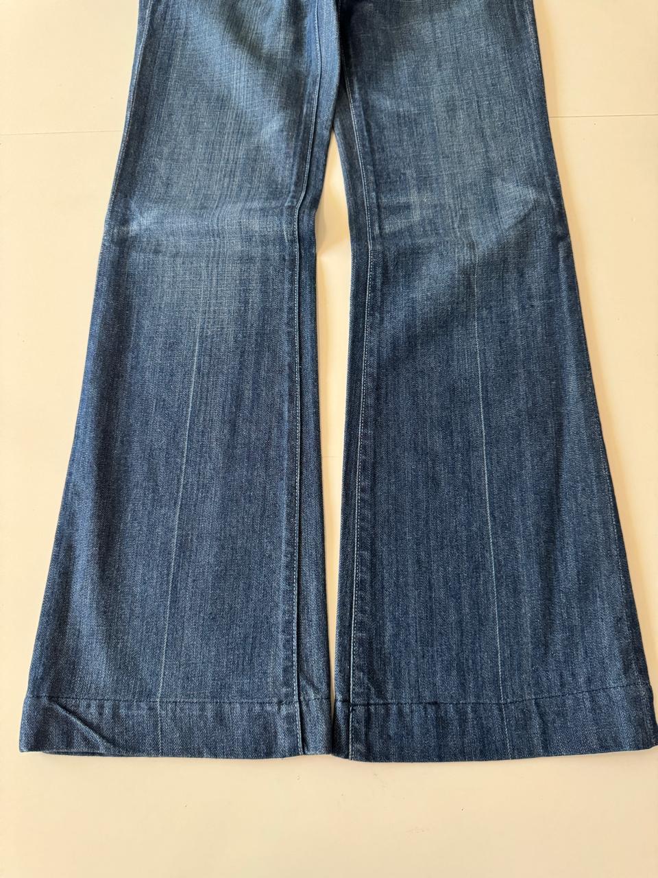 Jeans con ligera campana, Talla 28, M, Mujer