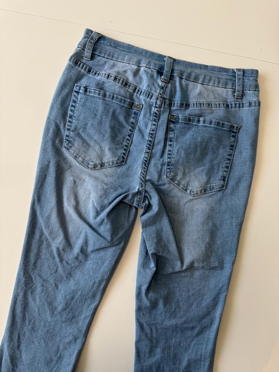 Skinny jeans claros, Talla 3, S, Mujer