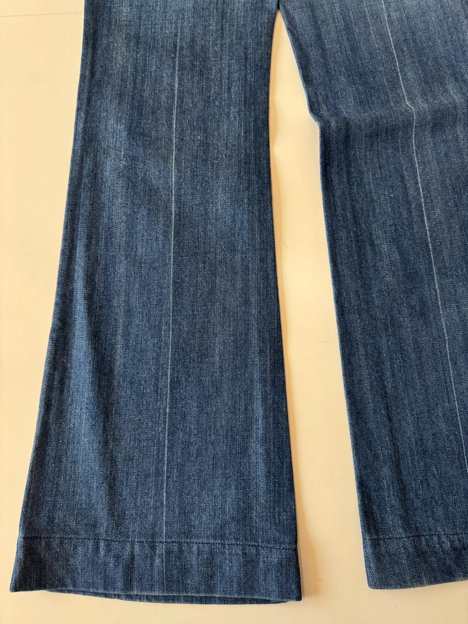 Jeans con ligera campana, Talla 28, M, Mujer