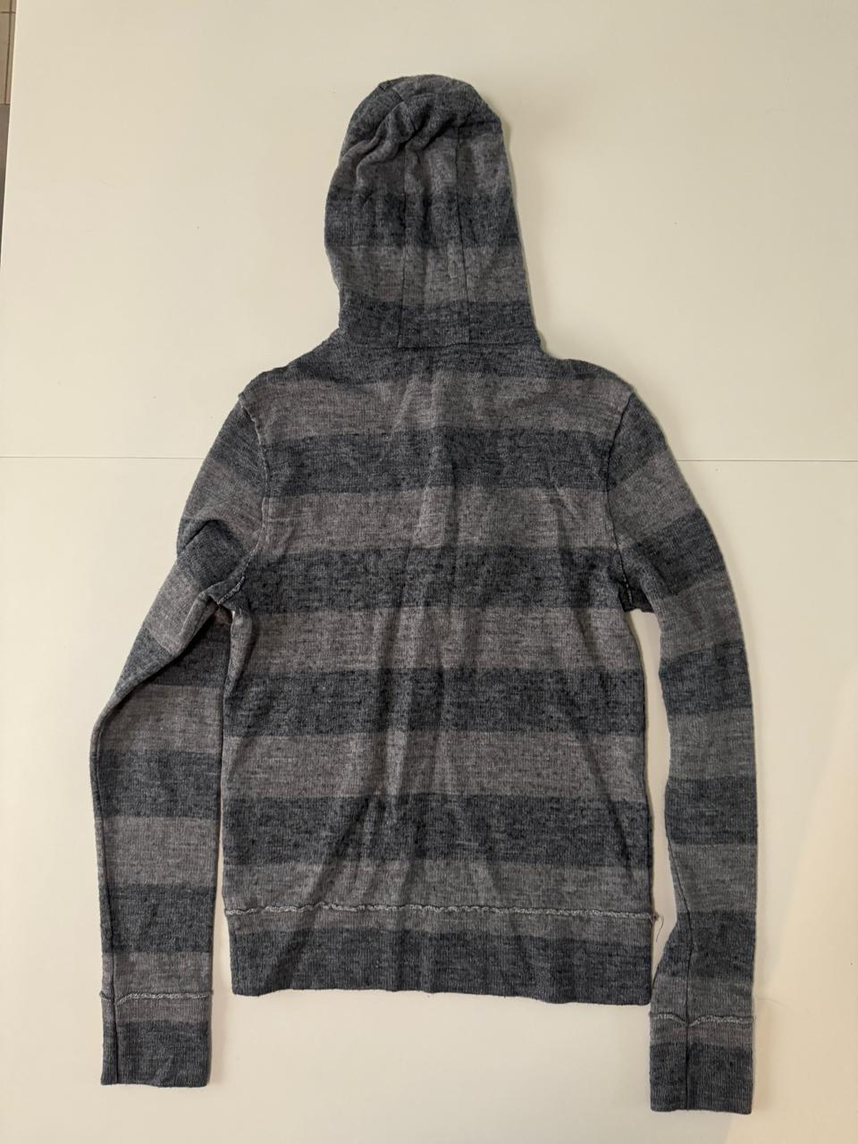 Sweater a rayas gris, Talla S, Hombre