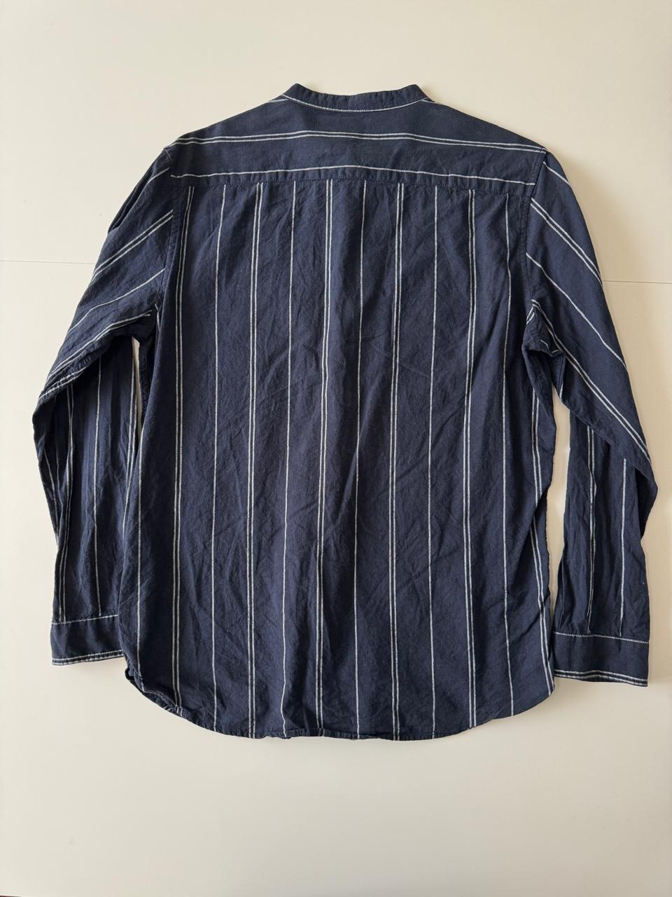 Camisa cuello mao, Talla M, Slim Fit, Hombre