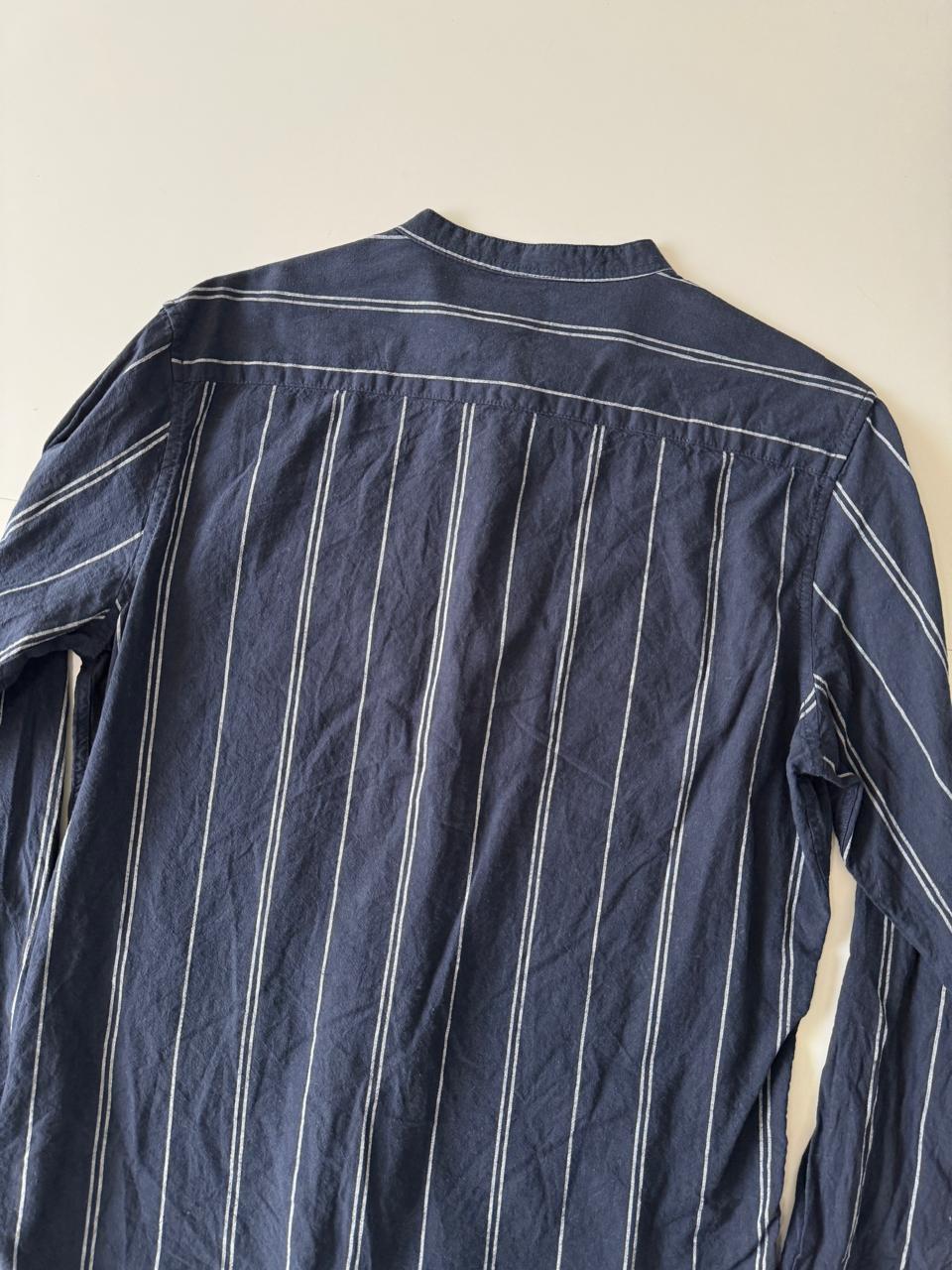 Camisa cuello mao, Talla M, Slim Fit, Hombre