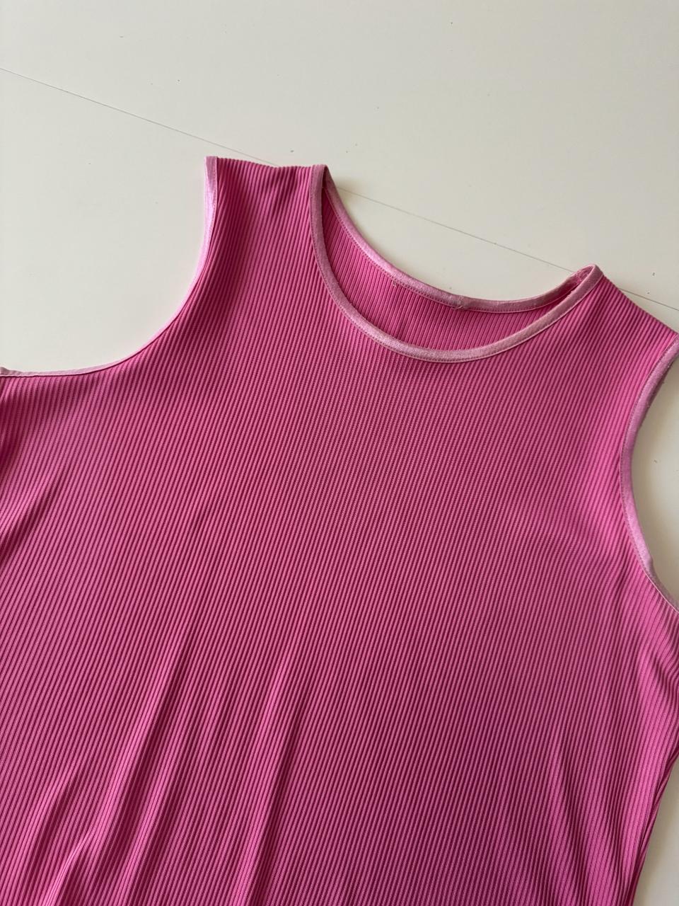 Blusa interior rosa, Talla XL, Mujer