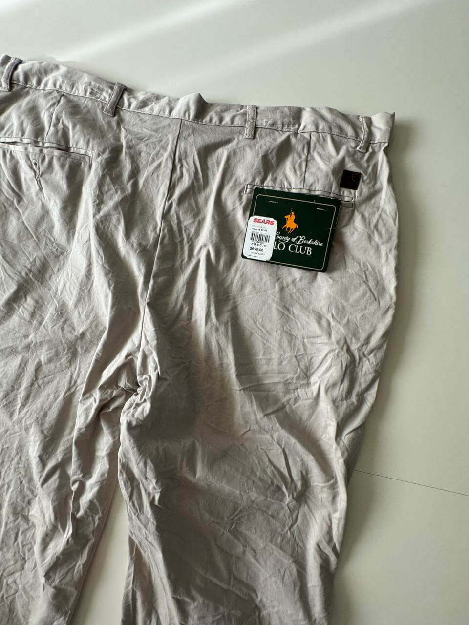 Pantalones chinos beige, Talla 38 cintura, Hombre