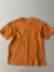 Playera naranja con honguitos, Talla M, 38, Hombre