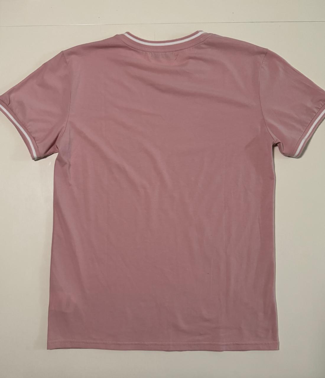 Playera cuello V decorada, Talla M, Slim Fit, Hombre