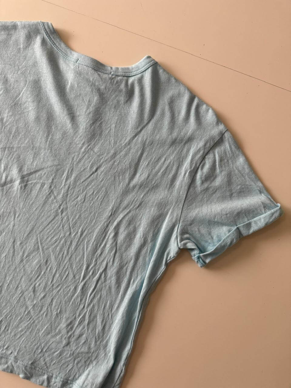 Playera celeste serendipy, Talla S, Mujer