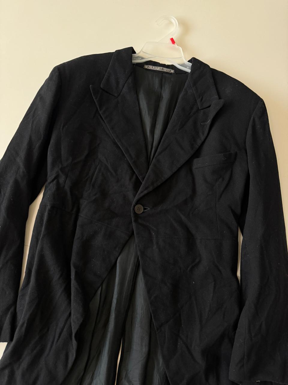 RENTA: Abrigo negro, Talla M, Hombre