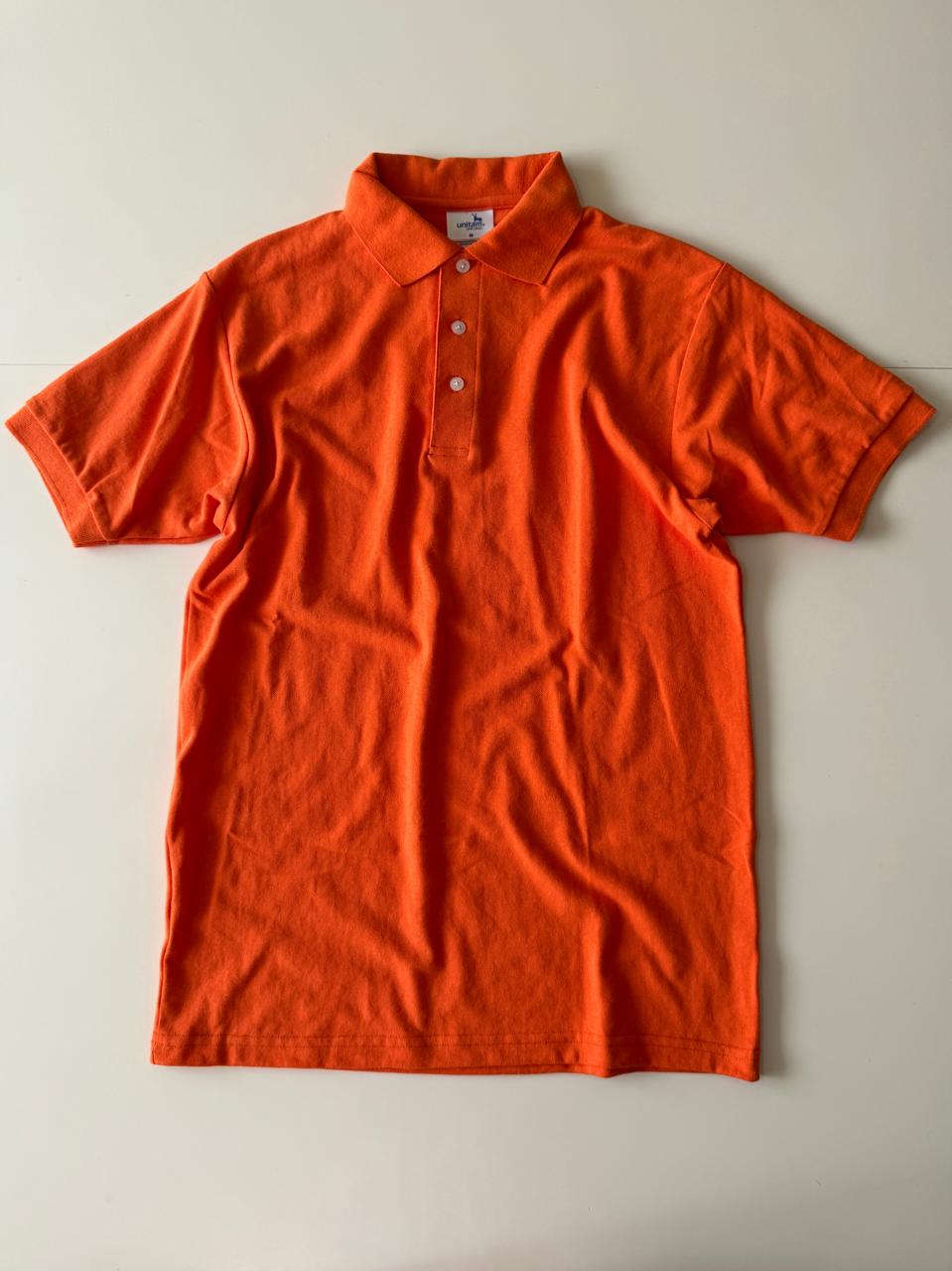 Polo naranja, Talla M, Hombre