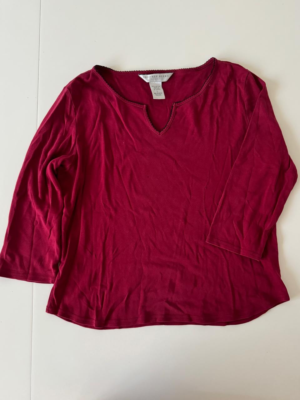 Playera de algodon, Talla L, Mujer