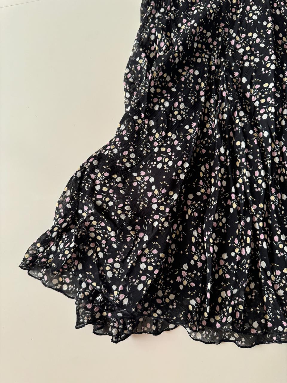 Vestido estampado corte al bies, Talla 8, M, Mujer