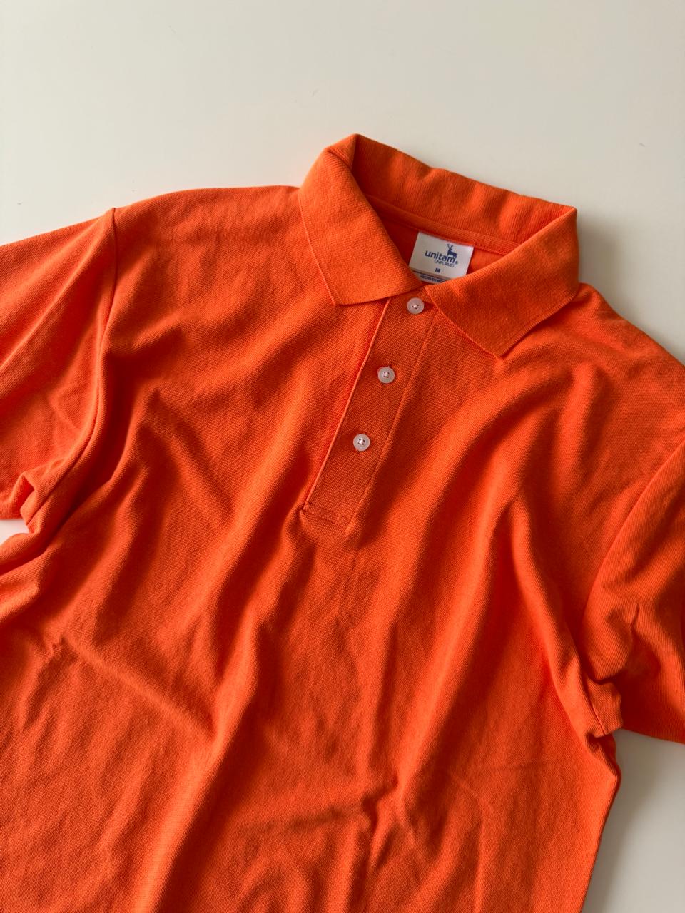 Polo naranja, Talla M, Hombre