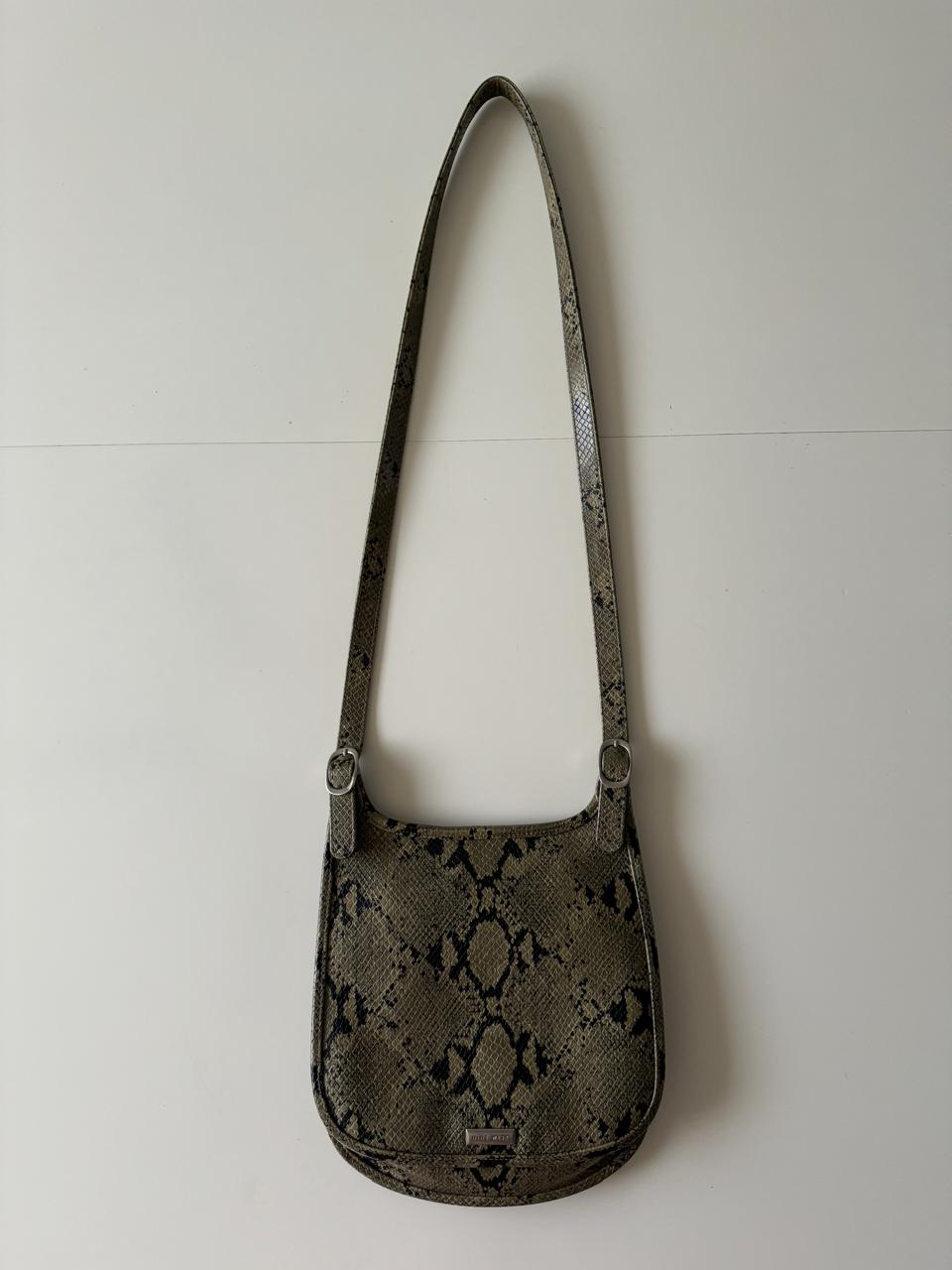 Bolsa animal print verde