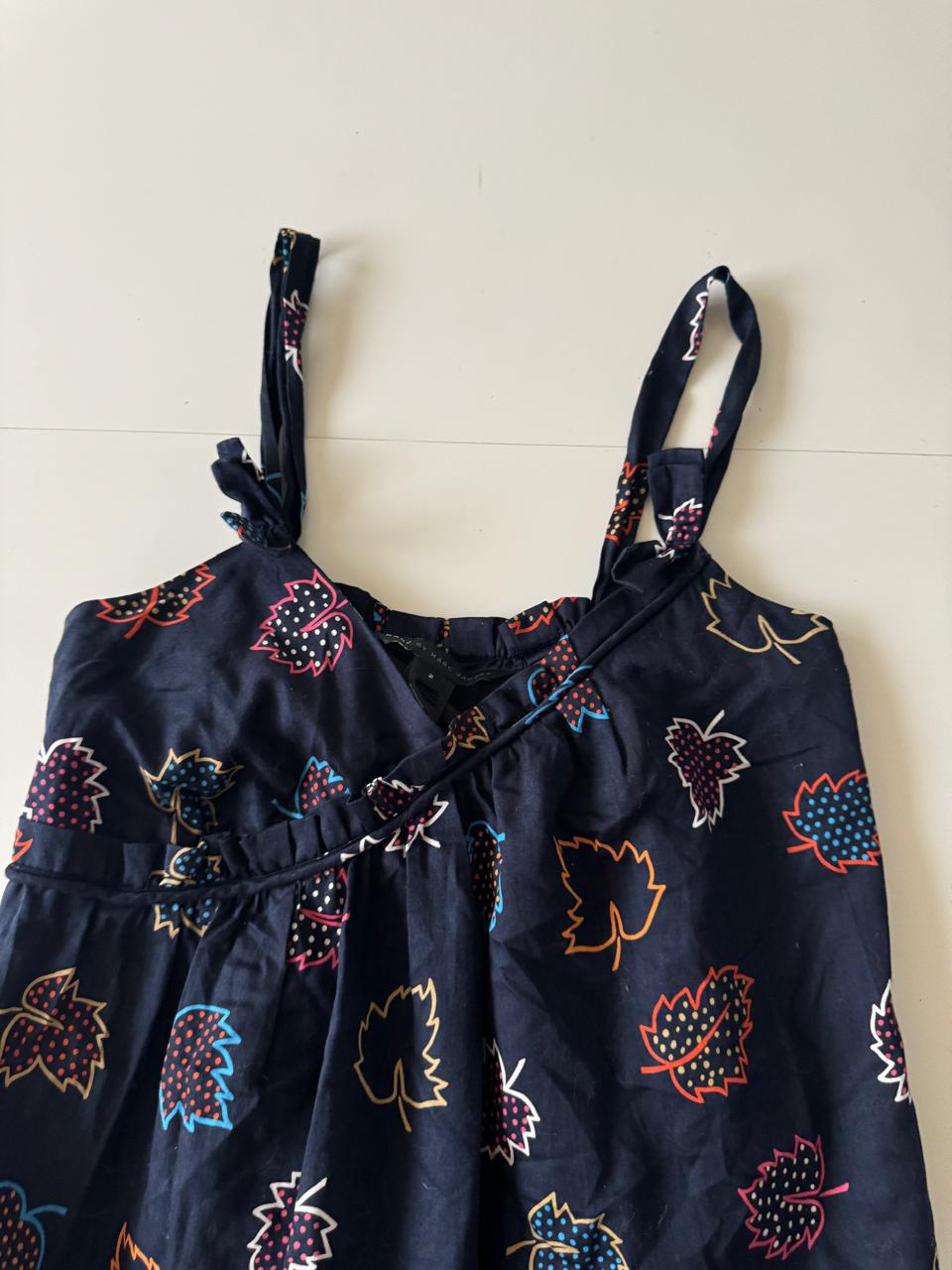 Vestido de globo estampado, Talla 2, S, Mujer