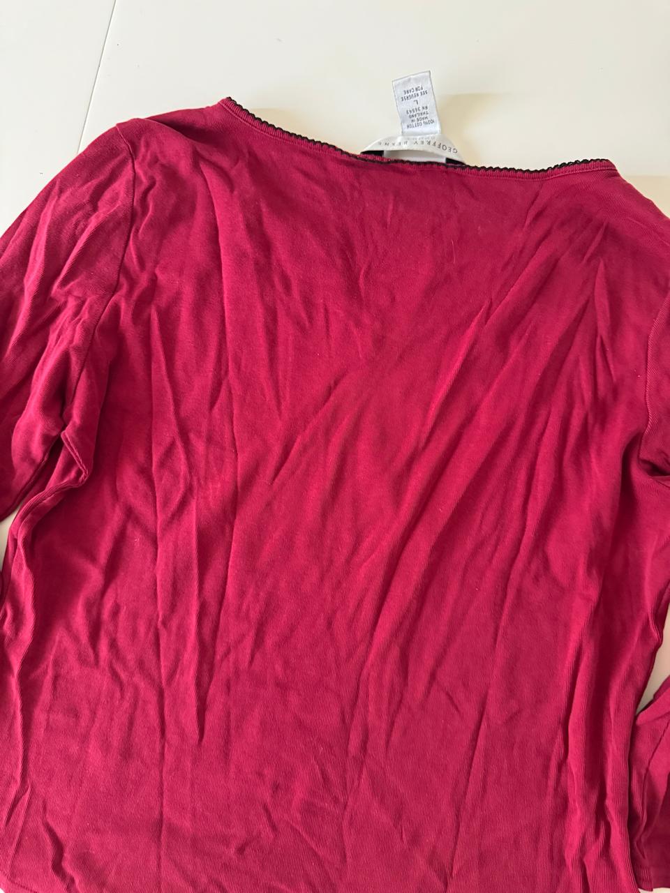 Playera de algodon, Talla L, Mujer