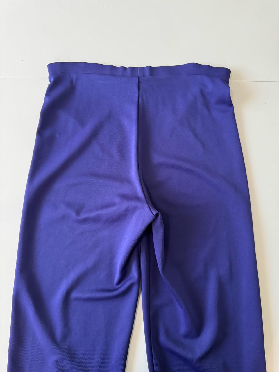 Pantalones morados de vestir, Talla L, Mujer