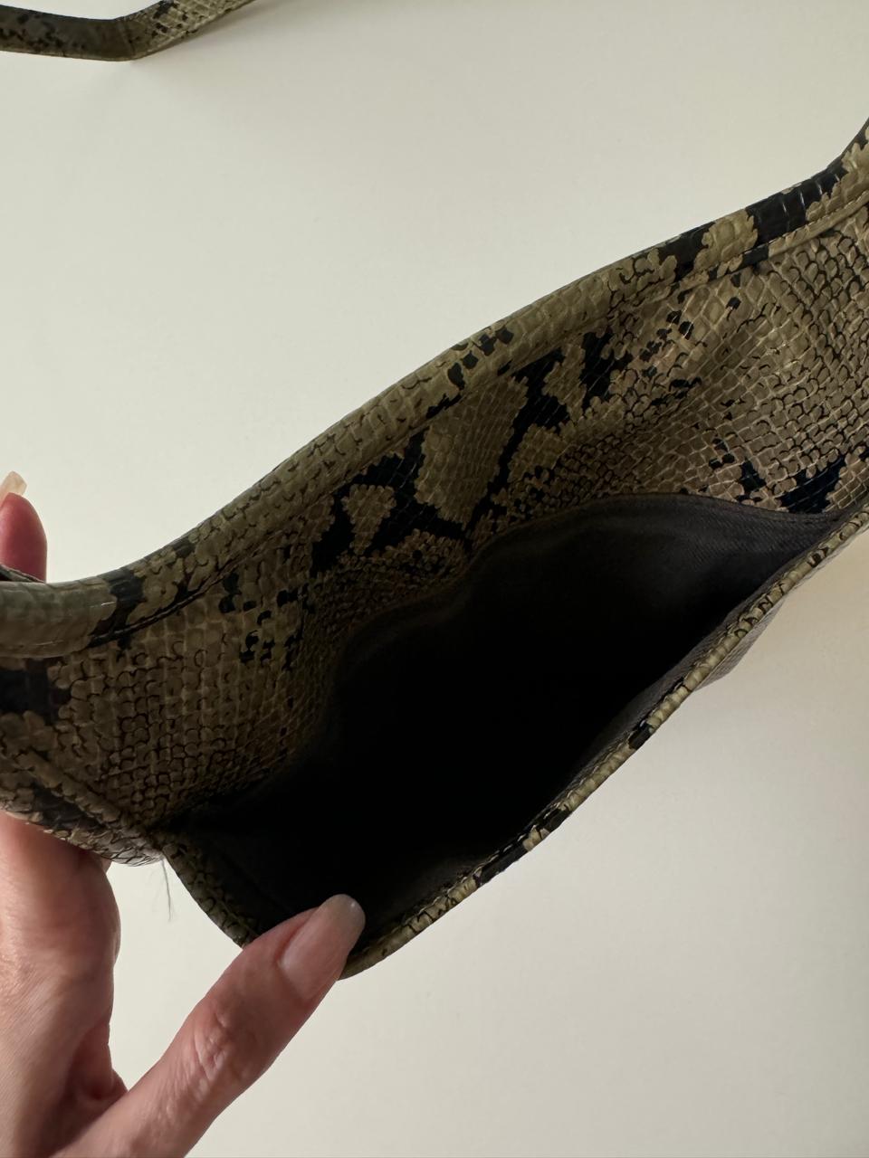Bolsa animal print verde