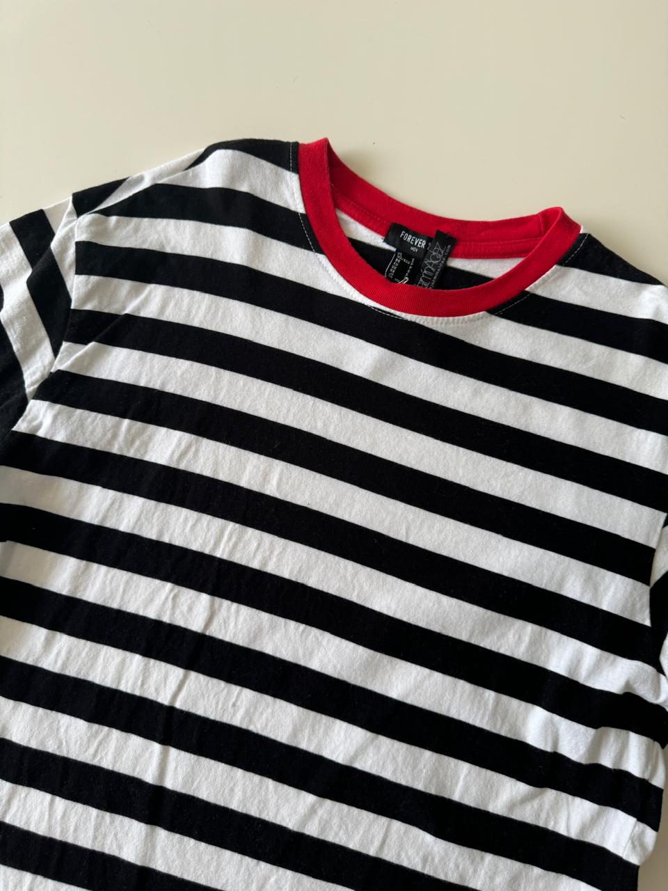 Playera a rayas, Talla S, Hombre