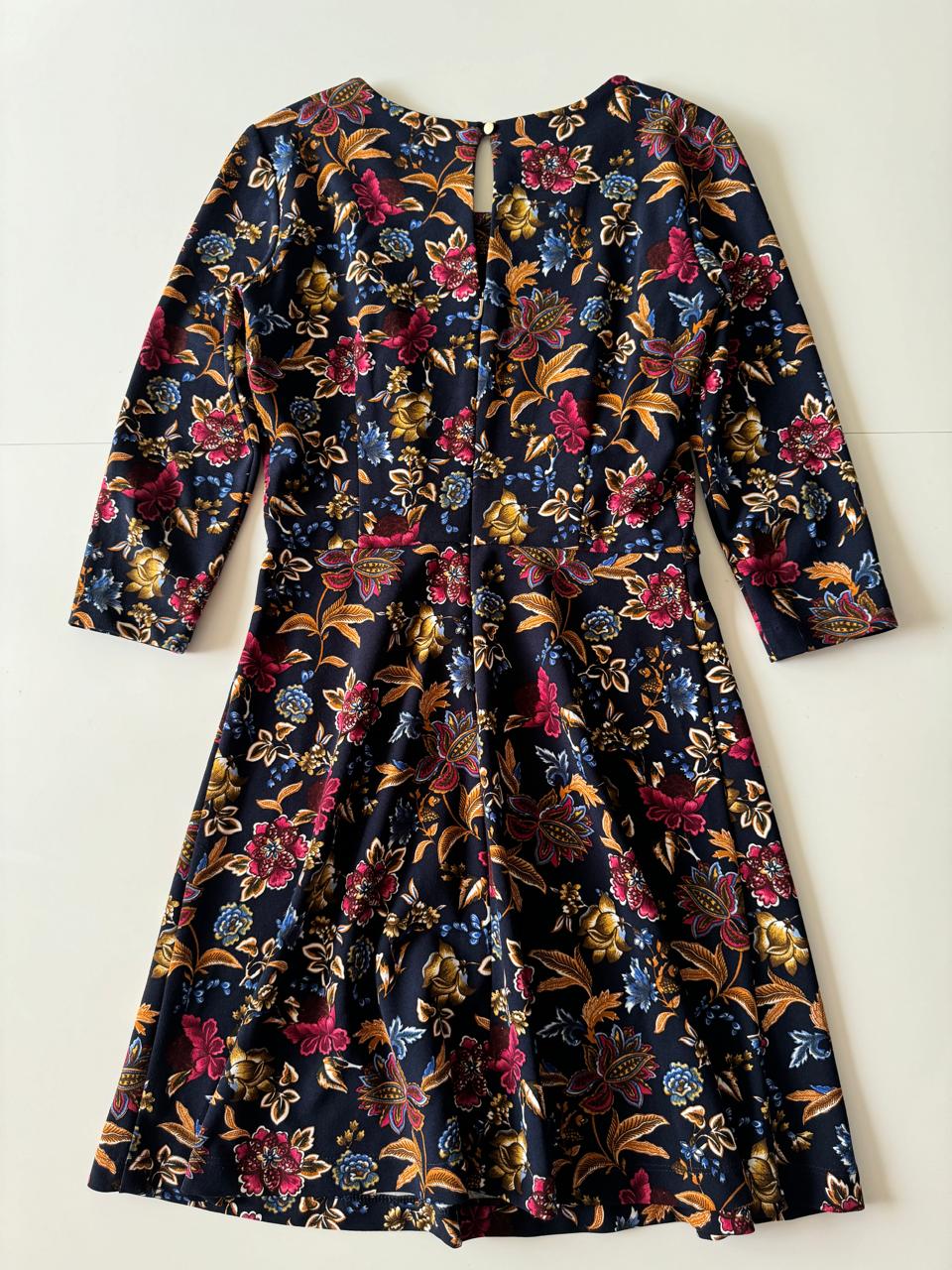 Vestido estampado de flores, Talla 4, S, Mujer