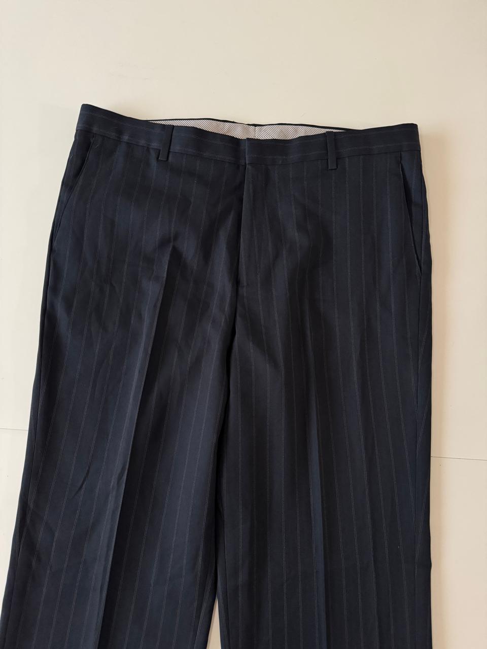 Pantalones de vestir de rayas, Talla 36, Hombre, Yale