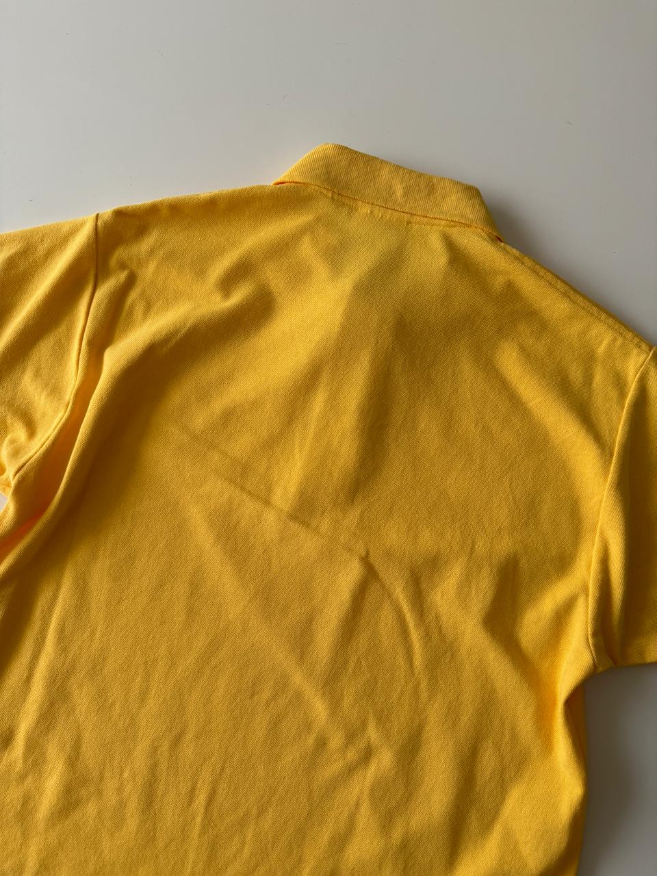 Polo amarilla basica, Talla M, Hombre
