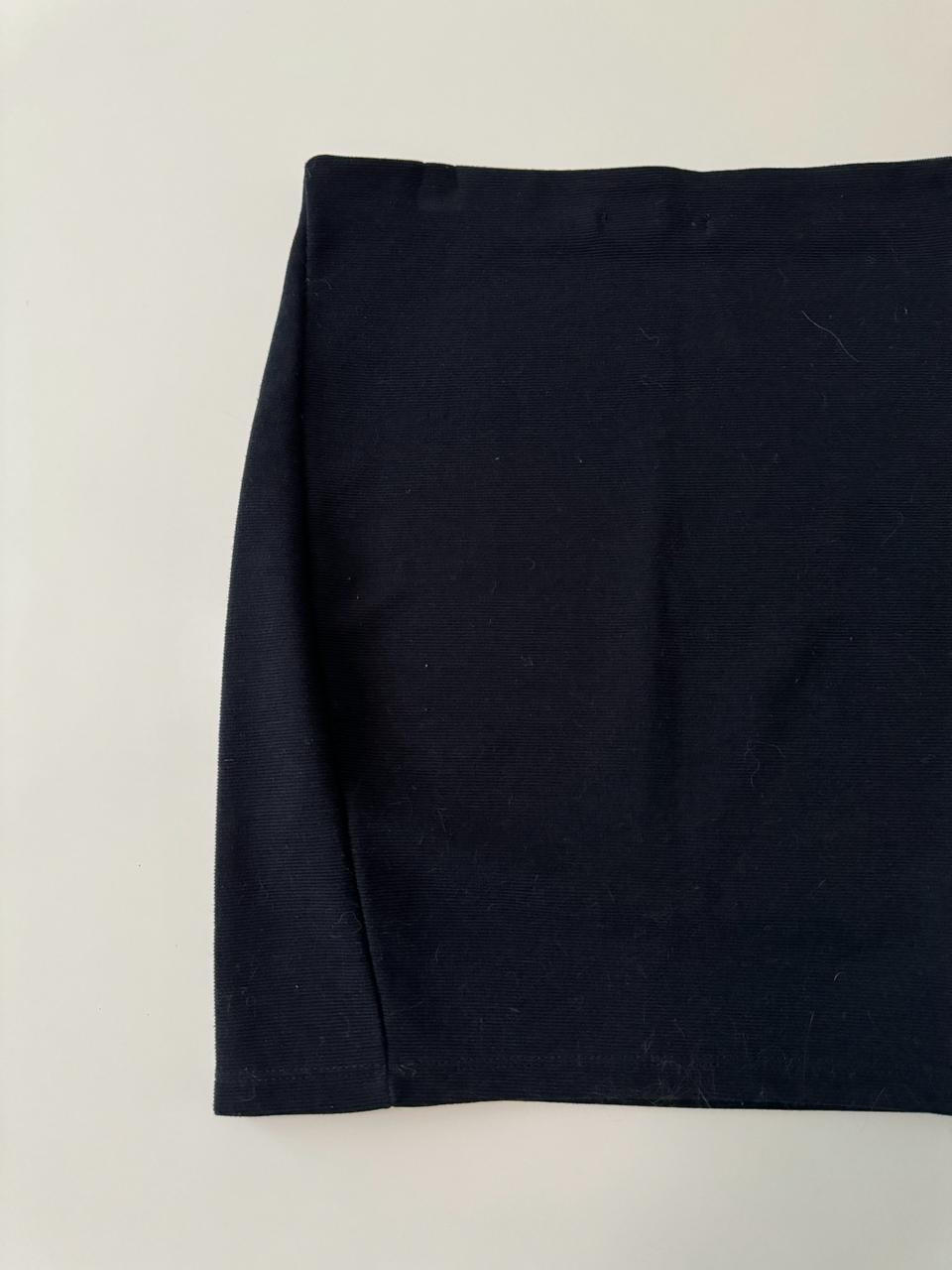 Falda ajustada negra, Talla M, Mujer