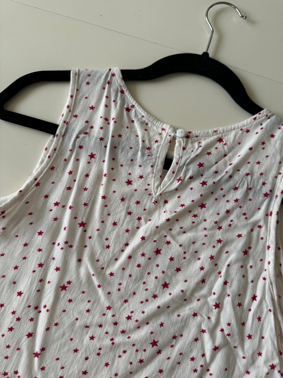 Blusa estampada estrellas, Talla S, Mujer