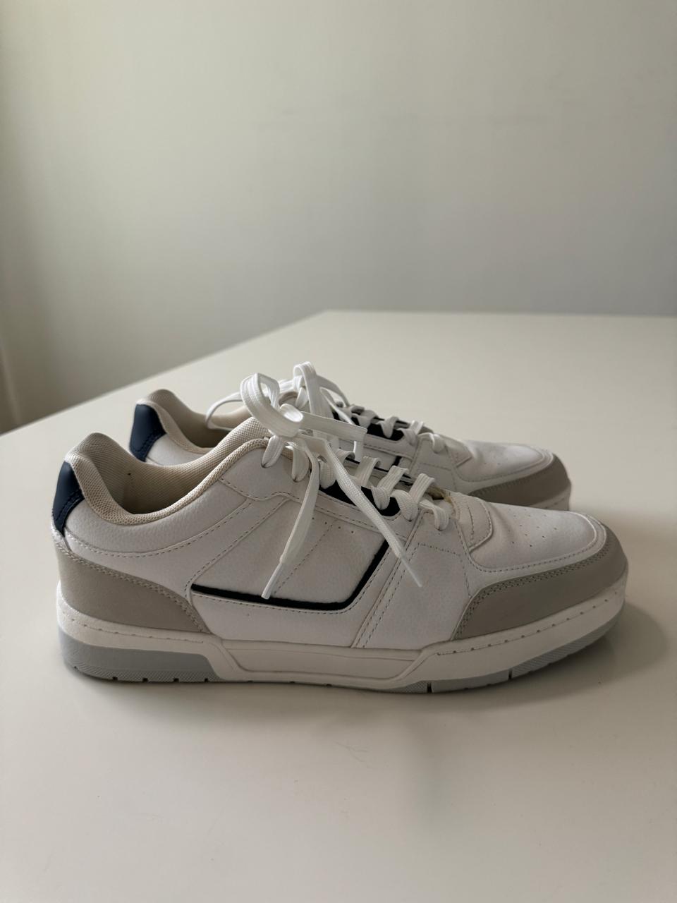 Tenis blancos, Talla 27.5 Mx, 43 Eu, Hombre