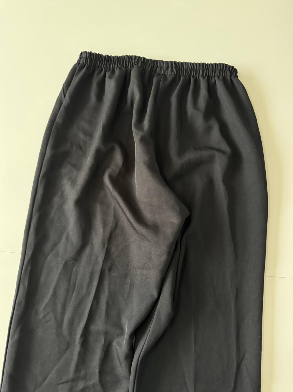 Pantalones negros de vestir, Talla XXL, 44, Mujer