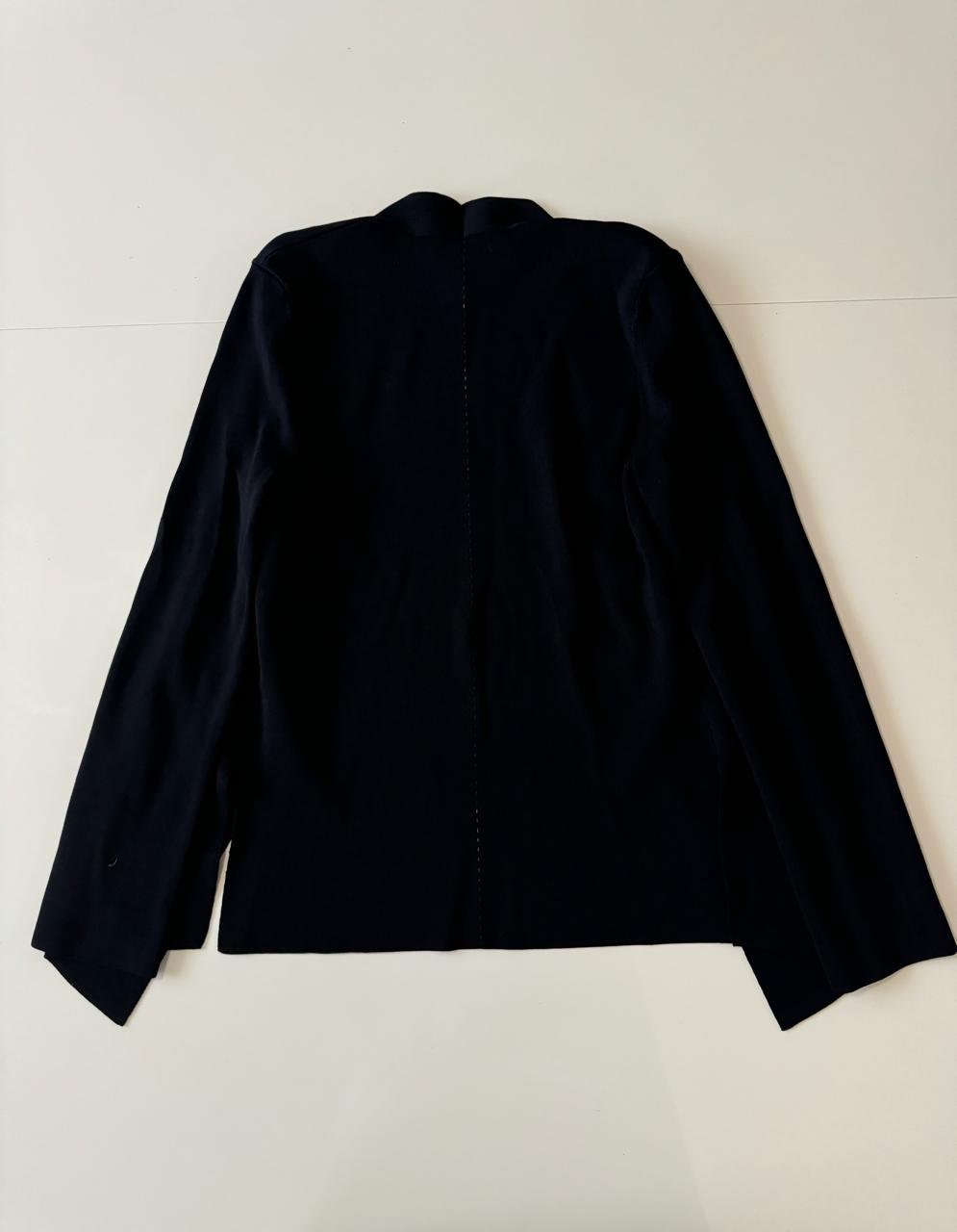 Cardigan negro de punto, Talla M, Mujer